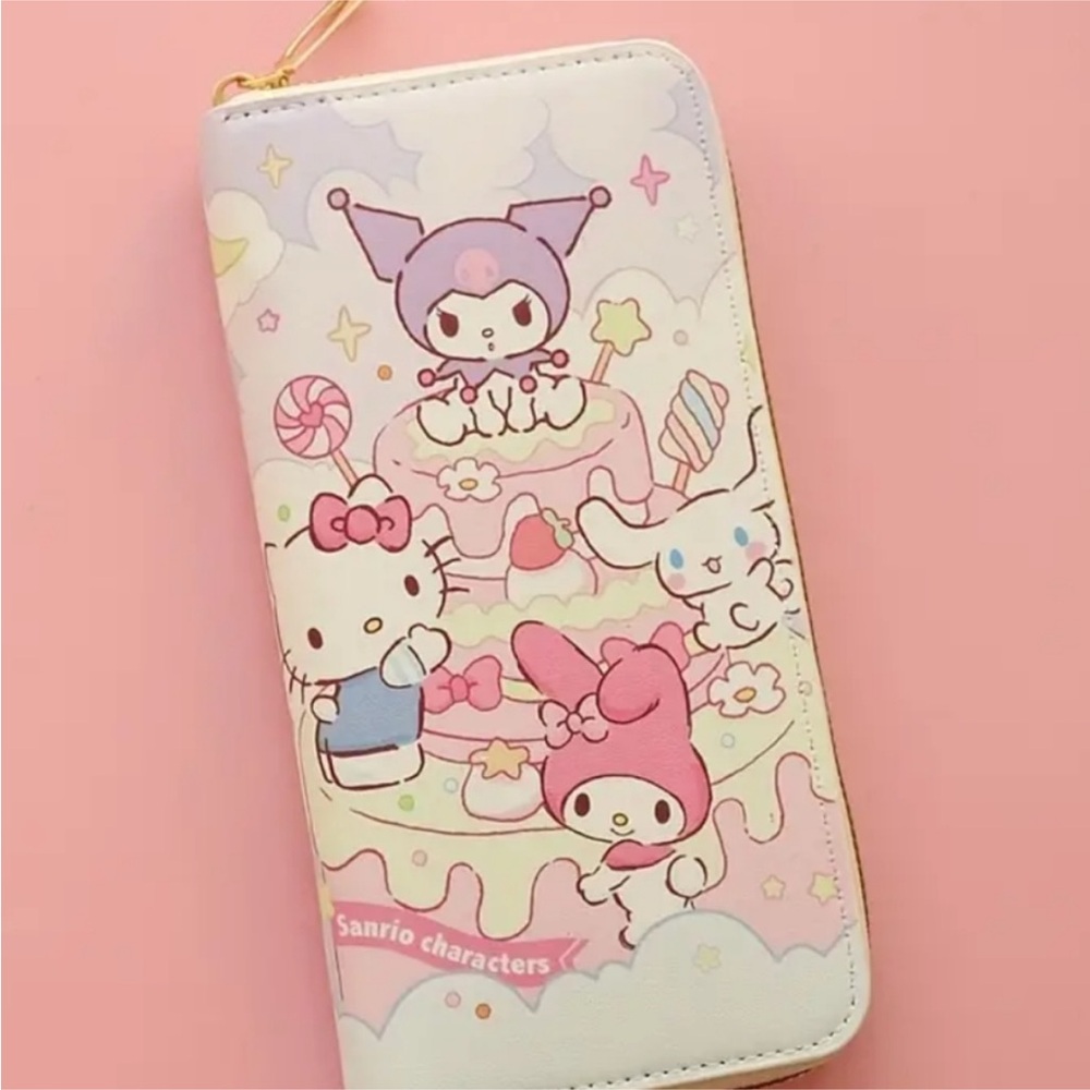 Sanrio Hello Kitty Characters Wallet NWT
